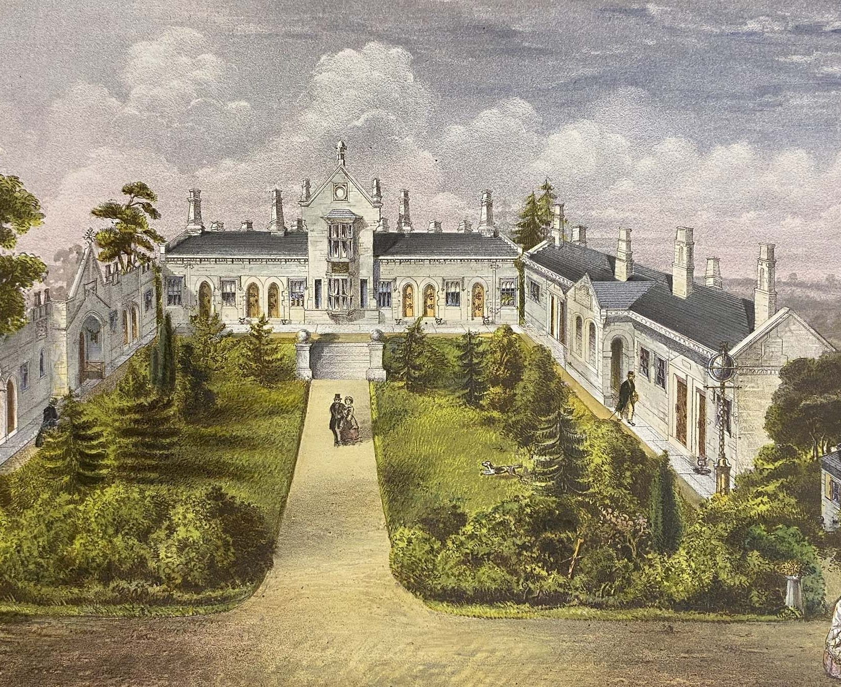nineteenth century stone building in Barnet
