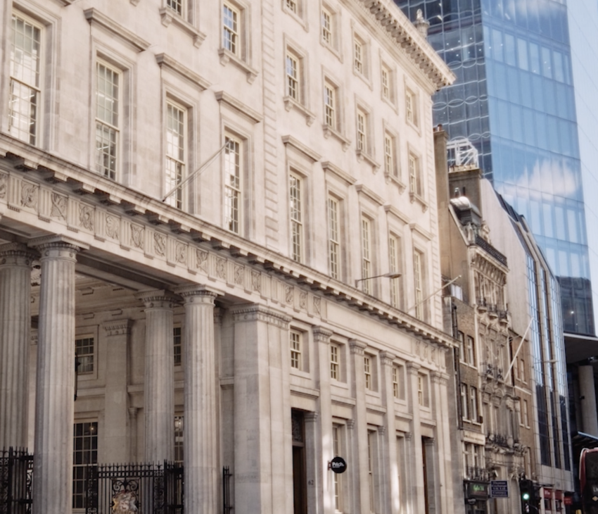 Exterior view of St Helen's Place on Bishopsgate