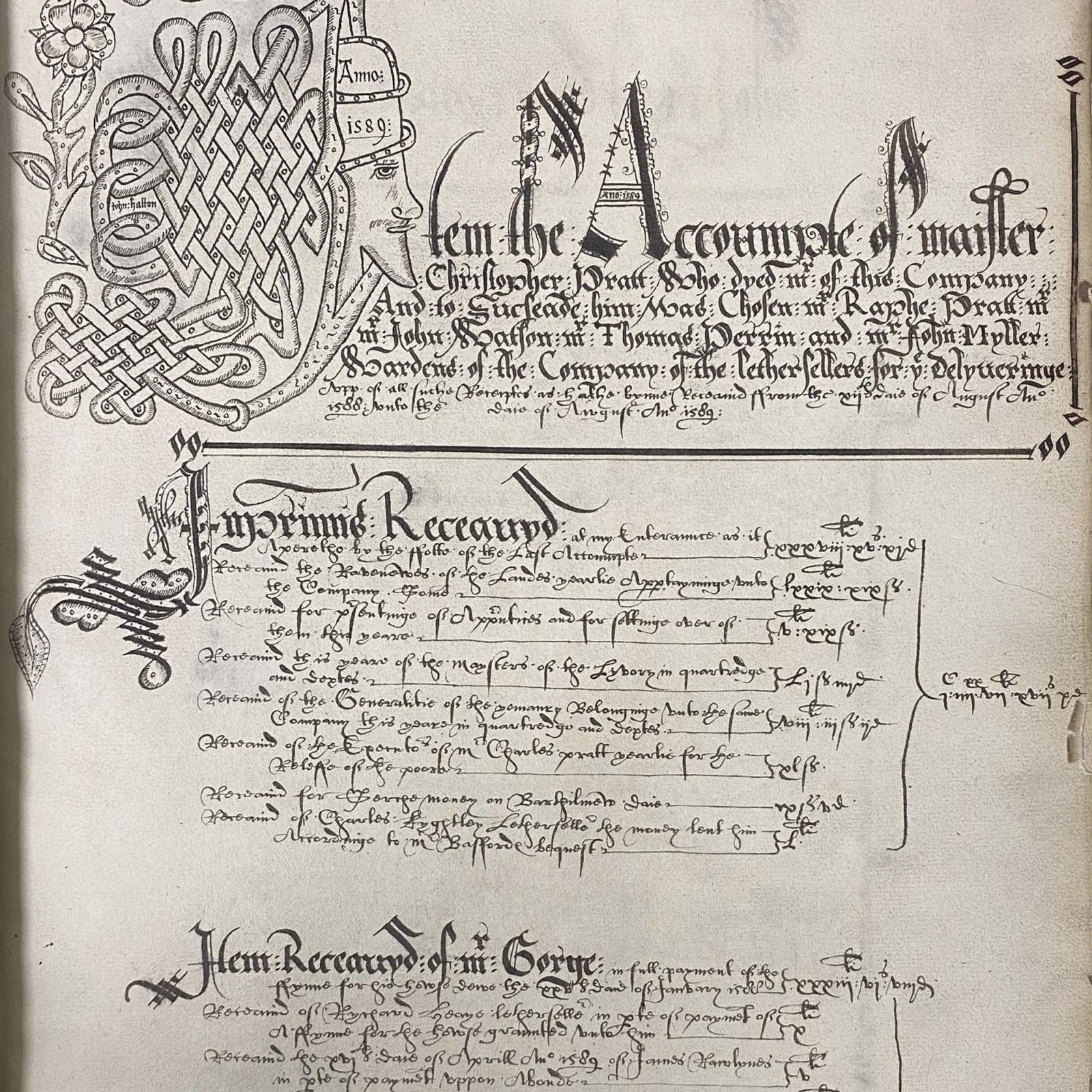 old writing and drawings