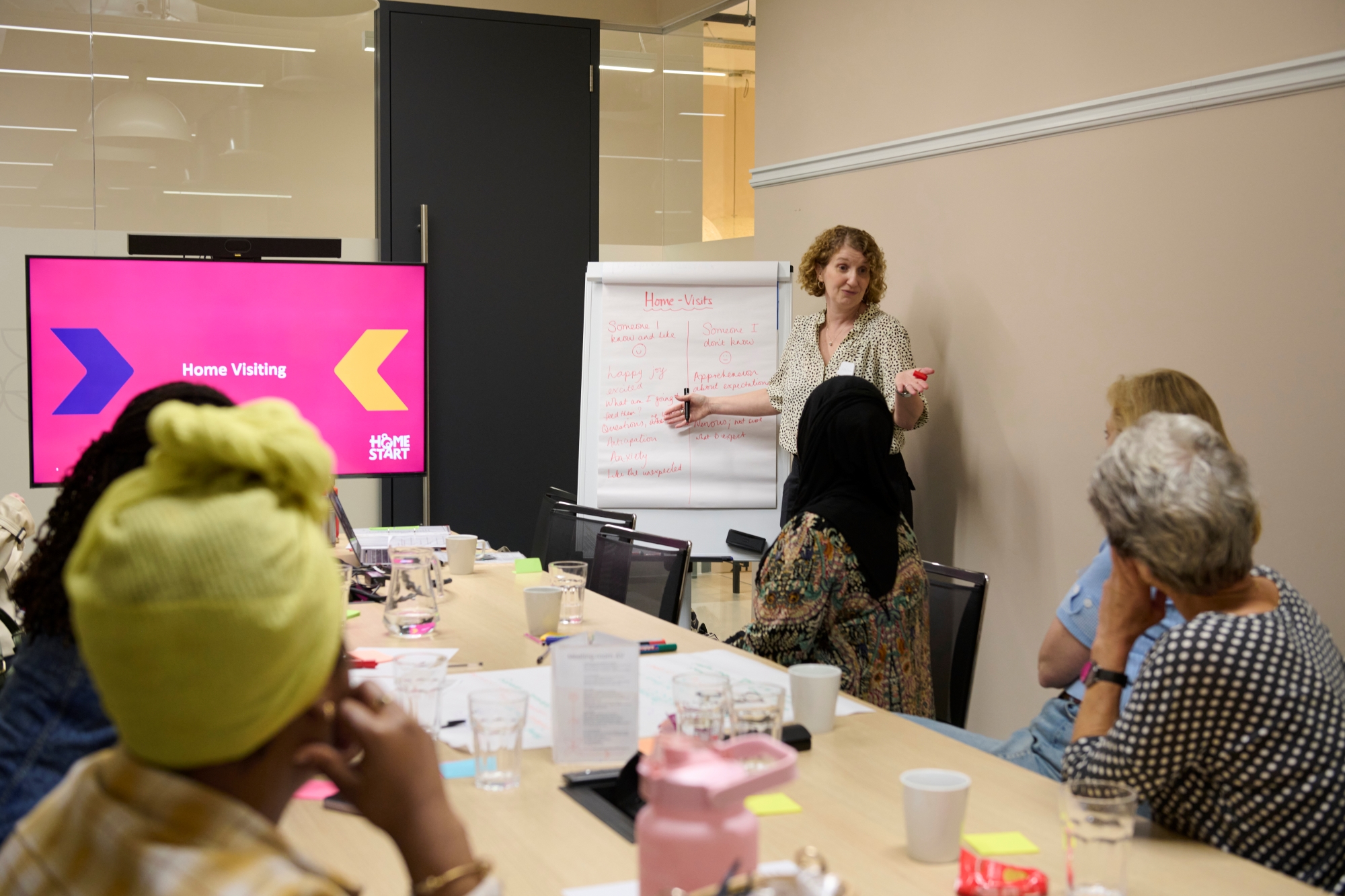 Meeting about home visiting by Home Start